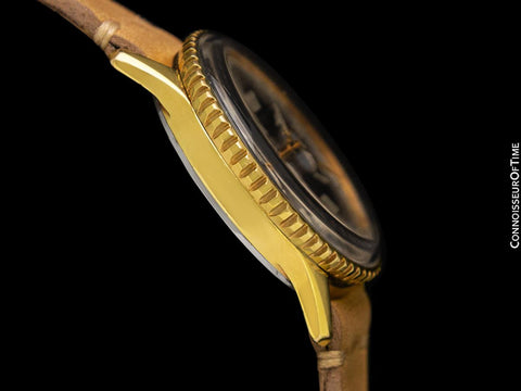 1968 Breitling Navitimer Vintage Aviator's AOPA Chronograph Watch - 18K Gold Plated & Stainless Steel