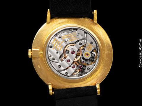 1965 Audemars Piguet Vintage Mens Thin Dress Watch with Band & Buckle - 18K Gold