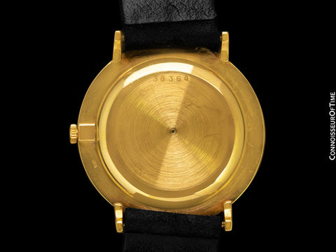 1965 Audemars Piguet Vintage Mens Thin Dress Watch with Band & Buckle - 18K Gold