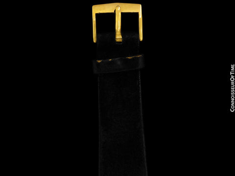 1965 Audemars Piguet Vintage Mens Thin Dress Watch with Band & Buckle - 18K Gold