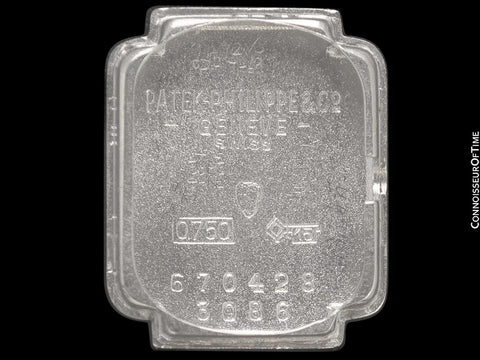 1950's Patek Philippe Vintage Ladies Ref. 3086 18K White Gold and Factory Diamond Watch