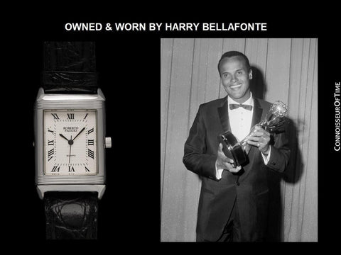Roberto Paggio Reversible (Reverso) Watch - Owned & Worn By Harry Bellafonte with COA