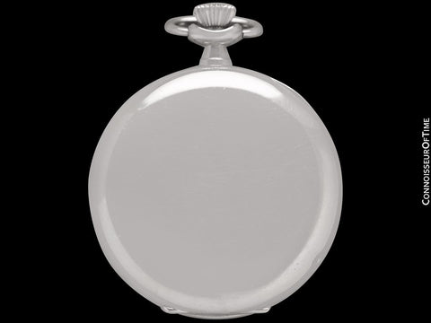 1932 Rolex Compteur Very Rare Vintage Antique Mens Stopwatch, 49mm - Nickel Chrome