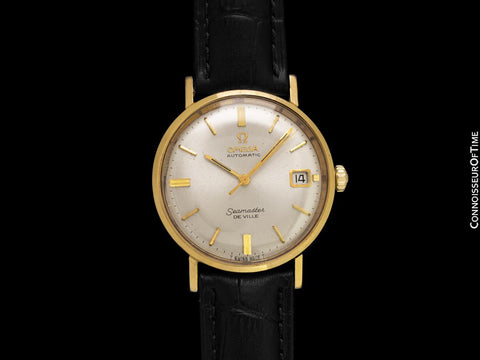 1966 Omega Seamaster "Kleerback" Very Rare Vintage Mens Cal. 560 14K Gold Filled Watch - Salesman's Demo Piece