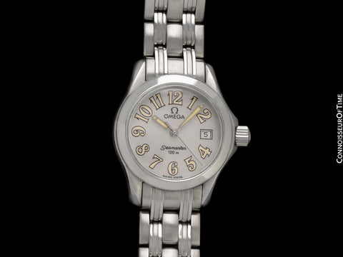 Omega Seamaster 120M Ladies Diver SS Steel Watch MOP Dial - Mint with Warranty