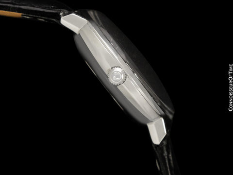 1969 Omega De Ville Vintage Mens Cal. 565 Automatic Blue Vignette Dial Watch - Stainless Steel