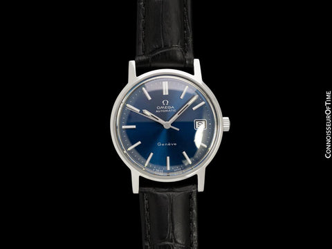 1972 Omega Geneve Vintage Mens Automatic Watch - Stainless Steel