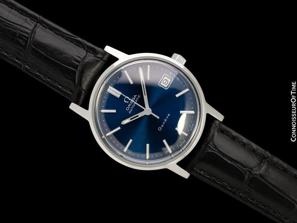 1972 Omega Geneve Vintage Mens Automatic Watch - Stainless Steel