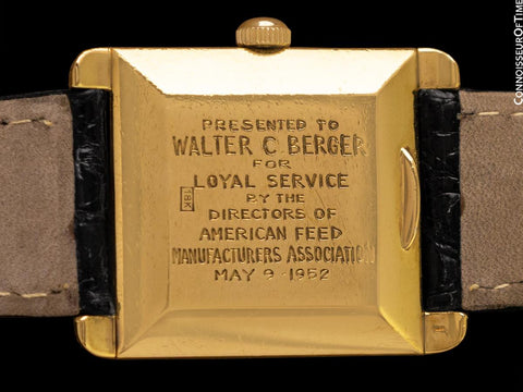 1952 Patek Philippe Vintage Mens Handwound Watch, Ref. 2488 - 18K Gold