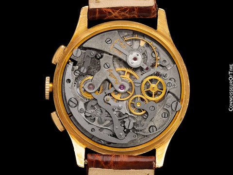 1945 Breitling Vintage Aviator's Ref. 760 Mens Chronograph Watch - 18K Rose Gold