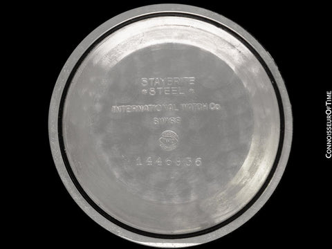 1957 IWC Vintage Mens Full Size Watch, Cal. 8521 Automatic - Stainless Steel