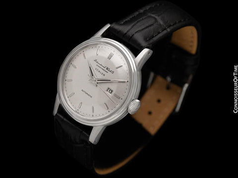 1957 IWC Vintage Mens Full Size Watch, Cal. 8521 Automatic - Stainless Steel
