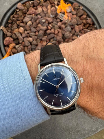 1968 Omega Seamaster De Ville Vintage Mens Handwound Watch - Stainless Steel
