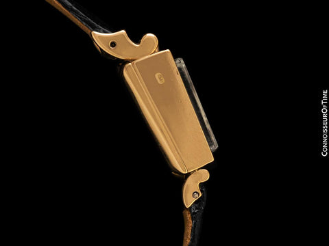 1950's Rolex Ladies Vintage Watch, 18K Gold - Rare & Beautiful Asymmetrical Design