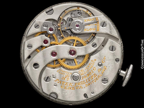 1910's Patek Philippe Vintage Ladies Watch with Stunning Period Case - Platinum, Enamel & Diamonds