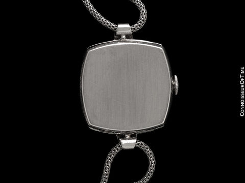 1910's Patek Philippe Vintage Ladies Watch with Stunning Period Case - Platinum, Enamel & Diamonds