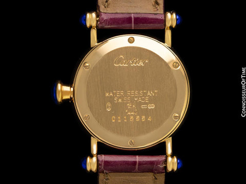 Cartier Diabolo Ladies Round Watch - 18K Gold & Diamonds