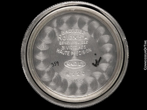 1944 Rolex Speedking Vintage Mens Midsize "Boys" WWII Oyster Watch - Stainless Steel