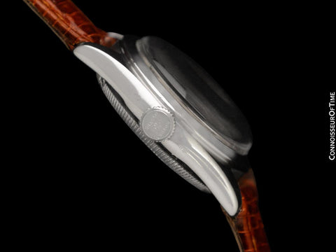 1944 Rolex Speedking Vintage Mens Midsize "Boys" WWII Oyster Watch - Stainless Steel