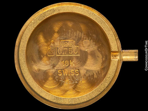 Cartier Ellipse Vintage Ladies Mechanical Watch with Band & Buckle - Solid 18K Gold