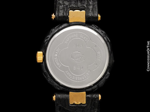 Carrera y Carrera Ladies Leopard Watch with Boxes - 18K Gold & Sculptured Titanium