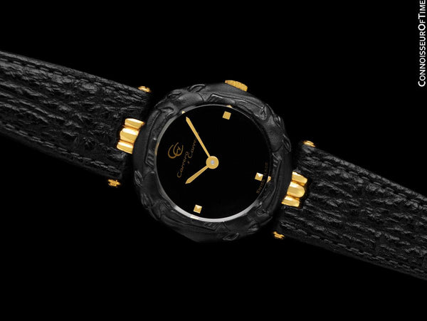 Carrera y Carrera Ladies Leopard Watch with Boxes - 18K Gold & Sculptured Titanium