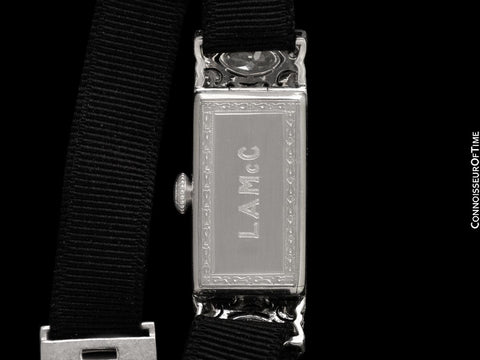 1920's Tiffany & Co. Ladies Art Deco Watch - Platinum & Diamond