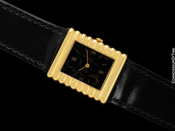 1970's Van Cleef and Arpels VCA by Piaget Rare Vintage Mens Midsize Watch - 18K Gold