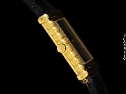 1970's Van Cleef and Arpels VCA by Piaget Rare Vintage Mens Midsize Watch with Stunning Dial - 18K Gold