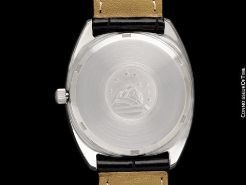1971 Omega Constellation "C" Chronometer Vintage Mens Watch with Blue Vignette Dial - Stainless Steel