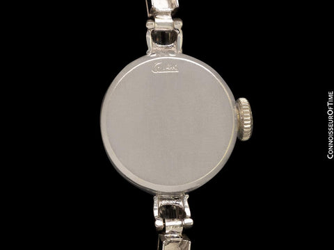 1960's Rolex Ladies Dress Watch with Bracelet - 14K White Gold & Diamonds