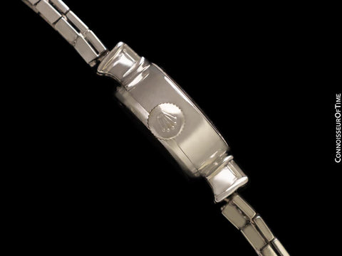 1960's Rolex Ladies Dress Watch with Bracelet - 14K White Gold & Diamonds