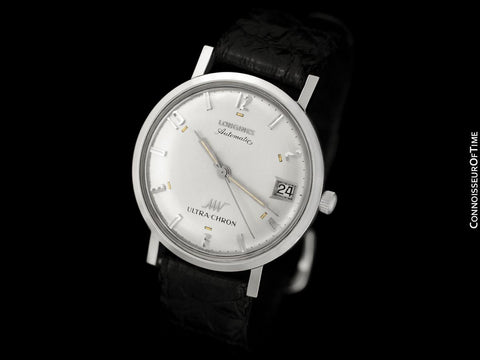 1960's Longines Vintage Ultra Chron High-Beat Mens Watch with Papers & Tag - Stainless Steel