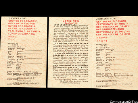 1960's Longines Vintage Ultra Chron High-Beat Mens Watch with Papers & Tag - Stainless Steel