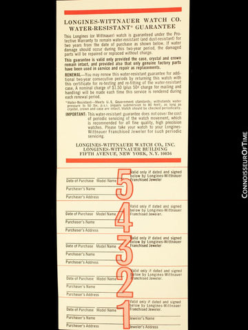 1960's Longines Vintage Ultra Chron High-Beat Mens Watch with Papers & Tag - Stainless Steel