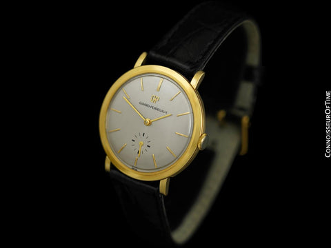 1950's Girard Perregaux Vintage Mens Classic Dress Watch - 14K Gold