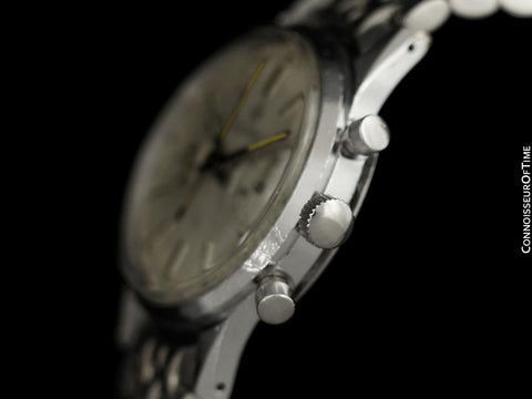 1960's Zodiac Swiss Vintage Mens Sporting Chronograph - Stainless Steel
