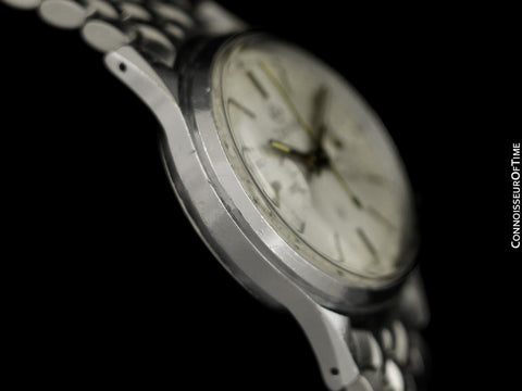 1960's Zodiac Swiss Vintage Mens Sporting Chronograph - Stainless Steel