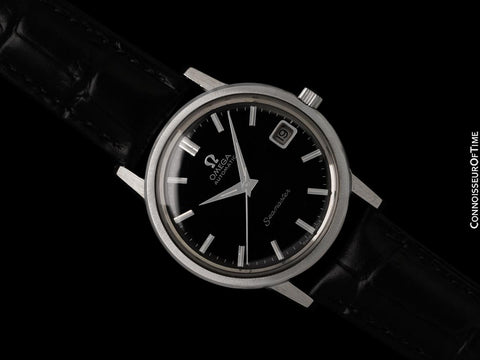 1969 Omega Seamaster Mens Vintage Full Size Watch with 565 Movement, Automatic, Date - Stainless Steel