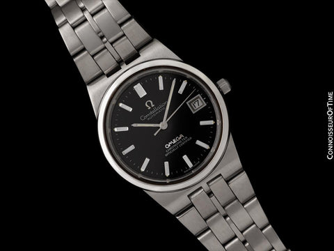 1972 Omega Constellation Mens Retro Automatic Chronometer Bracelet Watch - Stainless Steel