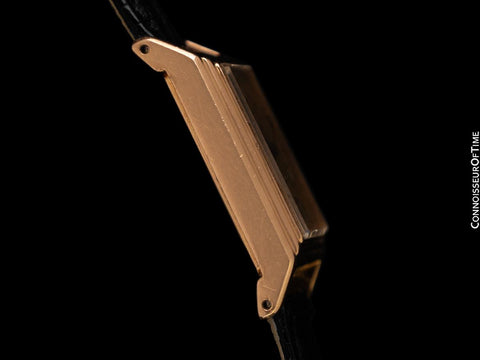 1942 Omega "Deluxe Marine" Standard Rare Early Waterproof Patented Case Watch - 14K Pink Gold