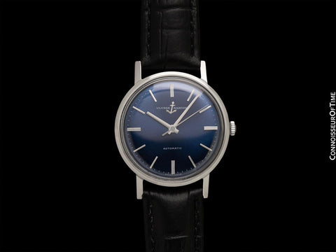 1960's Ulysse Nardin Vintage Mens Automatic Full Size Watch - Stainless Steel