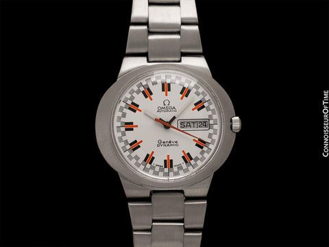 1970 Omega Dynamic Vintage Mens Cal. 752 Watch with Racing Dial - Stainless Steel