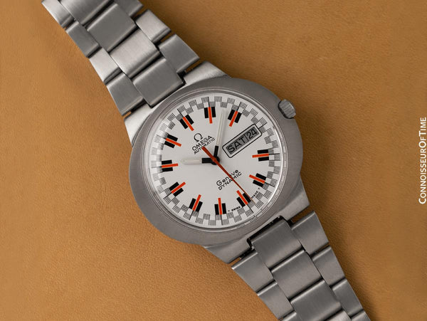 1970 Omega Dynamic Vintage Mens Cal. 752 Watch with Racing Dial - Stainless Steel