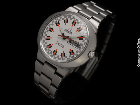 1970 Omega Dynamic Vintage Mens Cal. 752 Watch with Racing Dial - Stainless Steel