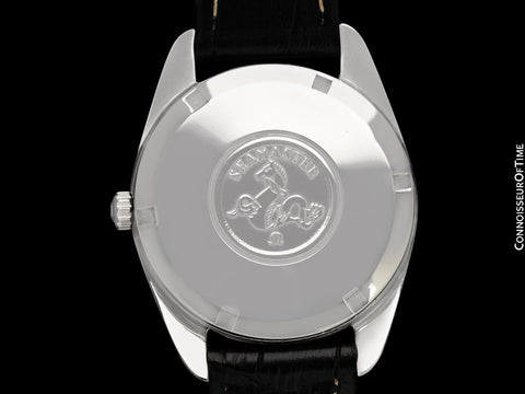 1969 Omega Seamaster Mens Vintage Watch with Automatic Cal. 565 Movement and Wine Vignette Dial - Stainless Steel