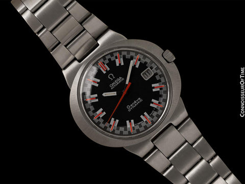 1970 Omega Dynamic Vintage Mens Cal. 565 Watch with Racing Dial - Stainless Steel