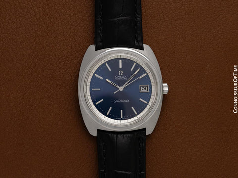 1972 Omega Seamaster X-Large Vintage Retro Mens Cal. 565 Dive Watch, Date - Stainless Steel