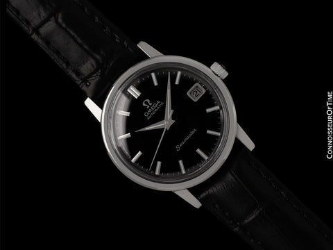1969 Omega Seamaster Mens Vintage Full Size Watch with 565 Movement, Automatic, Date - Stainless Steel