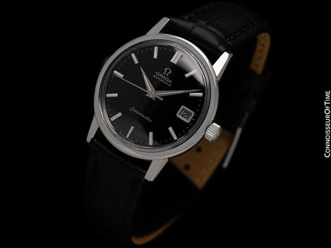 1969 Omega Seamaster Mens Vintage Full Size Watch with 565 Movement, Automatic, Date - Stainless Steel